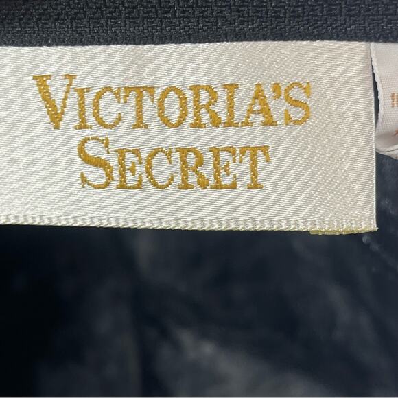 Victoria’s Secret Vintage Gold Tag Lace Bows Black Bodysuit Teddy Size Medium - Picture 10 of 12